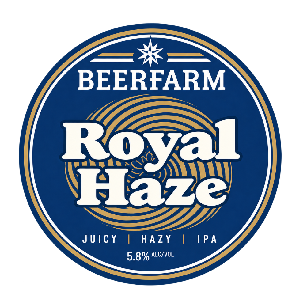 Beerfarm Royal Haze – Hazy IPA 5.8% 50L Keg